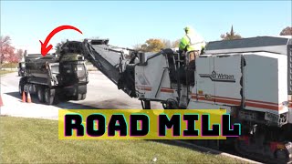 Fast Asphalt Road Milling With Wirtgen 200i [upl. by Cleveland]