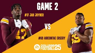 Gopher Football Plays EA College Football 25 Game 2 [upl. by Etteneg]