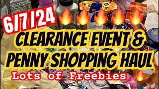 Dollar General Clearance Event amp Penny Shopping MASSIVE Haul FREE items w coupons pennyshopping [upl. by Jeunesse]