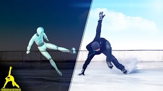 Ice Skating Stops  Tutorial [upl. by Anilegna915]