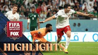 Poland vs Saudi Arabia Highlights  2022 FIFA World Cup [upl. by Aeki522]