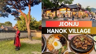 Stunning Jeonju Hanok Village amp Korean Traditional Food  Korea Vlog [upl. by Della782]