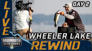 2024 Bassmaster Elite Series LIVE at Wheeler Lake — Day 2 [upl. by Enyrb]