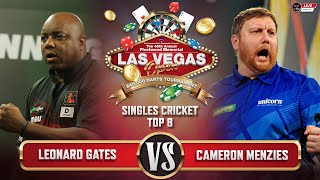 Leonard Gates vs Cameron Menzies  Singles Cricket Quarterfinal  Las Vegas Open [upl. by Nilson]