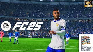 FC 25  Italy vs France  UEFA Nations League 2024  PS5™ 4K60fps [upl. by Esinrahc751]