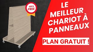 Chariot à panneaux datelier le top pour organiser son atelier [upl. by Polik]