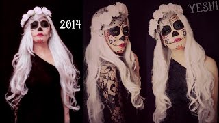 Halloween Skull makeup tutorial [upl. by Litta]