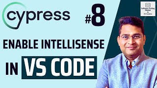 Cypress Tutorial 8  How to Enable IntelliSense in Visual Studio Code [upl. by Tatiana]