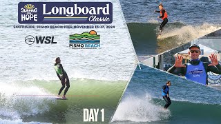 Watch LIVE  Surfing For Hope Longboard Classic Day 1 [upl. by Wons690]