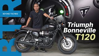 2023 Triumph Bonneville T120  The Perfect Modern Classic [upl. by Herzel]