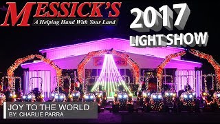 Messicks 2017 Christmas Light Show  Charlie Parra  Joy To The World [upl. by Nnair983]