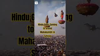 hindu gods coming in mahakumbh satyug sanatandharma reels love ytshorts om shiv devta [upl. by Fiden]