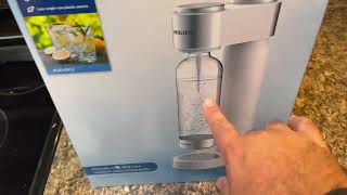 Philips Stainless Sparkling Water Maker Soda Maker Machine for Home Carbonating Review [upl. by Irek401]