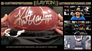 2024 Fanatics Under Wraps NFL Signed Official Football 4 Box Case Break 6 [upl. by Jessa]