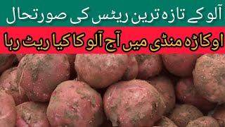 potato Pakistan okara mandi today price 20122024 [upl. by Ally314]