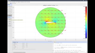 Fluid Dynamics CFD Tutorial of Potential Flow Over an Airfoil  FEATool Multiphysics [upl. by Tewell]