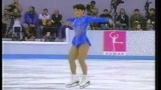 Yuka Sato 佐藤 有香 JPN  1994 Lillehammer Figure Skating Ladies Free Skate [upl. by Alleuqahs]