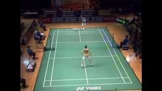 35 Demifinale SH  Peter Gade vs Kenichi Tago Hong Kong Super Series 2009 [upl. by Eyak]