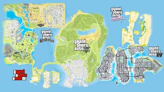 I Added Every GTA Map To GTA 5 [upl. by Noslen]