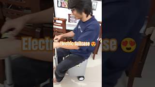 Electric Suitcase 😍❤️ suitcases funny shortsfeed shorts youtubeshorts souravjoshivlogs vlog [upl. by Htbazile]