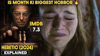 HIGH RATED HORROR HERETIC FULL MOVIE EXPLAINED IN HINDI  Horror Movie Explained in Hindi [upl. by Massie]