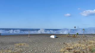 Praia a Mare onde gigantesche Mare alto in Calabria del 14 Dicembre 2019 [upl. by Rheingold]