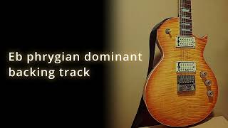 Heavy phrygian dominant backing track in Eb [upl. by Onateag839]