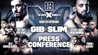 MISFITS amp DAZN X SERIES 19  QATAR THE SUPERCARD  ANESONGIB VS SLIM ALBAHER PRESS CONFERENCE LIVE [upl. by Eenalem479]