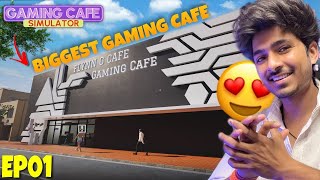 I OPENED THE BIGGEST GAMING CAFE 😍 GAMING CAFE SIMULATOR EP01 HINDI GAMEPLAY  FLYNN GAMERZ [upl. by Finkelstein]