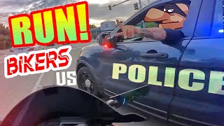 POLICE VS BIKERS  Cops Chase Motorcycles  Best Compilation 2023 [upl. by Miarfe]