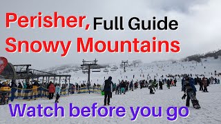 Perisher full guide skiing toboggan snow play accommodation lift tickets food [upl. by Ahseikal]