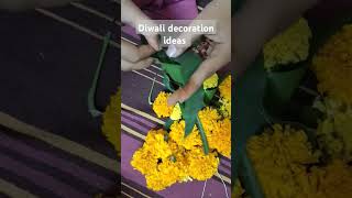 Diwali decoration ideas art toran making process starts [upl. by Claresta]