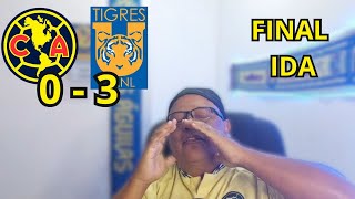 ¡¡¡¡MAL PARTIDO REACCIONES AMERICA VS TIGRES FEMENIL FINAL AP2023 [upl. by Anitnoc]