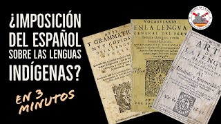 💊 ¿Hubo realmente una imposición del español sobre las lenguas indígenas por Alberto G Ibáñez [upl. by Enrol]