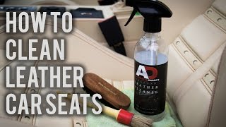 How to Clean Leather Interior Car Seats [upl. by Leifer]