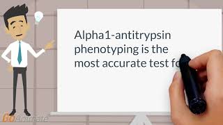 Testing for alpha 1 antitrypsin deficiency [upl. by Olocin]