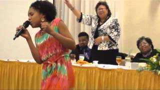 11 yrold Jayna sings quotTake Me to the Kingquot Tamela Mann [upl. by Peatroy906]