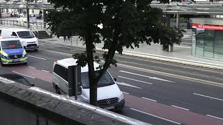 Polizei hält PKW an mit YelpHorn  STOPPPOLIZEIAnzeige  Durchsage in Bonn am 150924 [upl. by Scherman836]