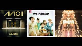 Avicii vs One Direction vs Keha  What Makes Levels Die Young [upl. by Aicilaf983]