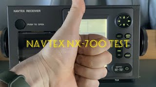 How to test NAVTEX  как тестировать NAVTEX NAVTEX NX700 [upl. by Mandelbaum422]