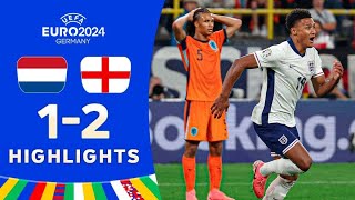 Netherlands vs England 12 HIGHLIGHTS  EURO 2024 [upl. by Gnivre506]