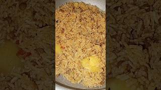 Daal Pulaodaal alo pulao😋friends food subscribe cookingfood subscribe [upl. by Elleynod]