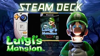 LUIGI MANSION FIRST PERSON steam deck LEGION GO [upl. by Kwabena732]