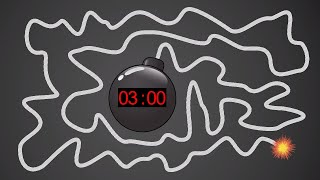 3 Minute Timer BOMB 💣 With Giant Bomb Explosion [upl. by Ursel]