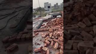 First Floor Brick Work Start construction [upl. by Llewen]