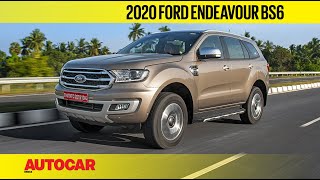 EXCLUSIVE 2020 Ford Endeavour BS6 20 Diesel Review  First Drive  Autocar India [upl. by Anehc723]