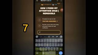 How I Fixed my Attention Span  Memefi code [upl. by Philcox]