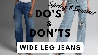 DOs amp Donts of Wide Leg Jeans  Spring amp Summer Edition  Modest Classy Timeless Styling Inspo [upl. by Eriam]