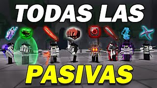 USO TODAS LAS PASIVAS EN THE STRONGEST BATTLEGROUNDS [upl. by Naujid420]