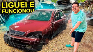 LIGUEI OS CARROS ABANDONADOS DESSE FERRO VELHO FUNCIONAM E ESTÃO À VENDA [upl. by Ahseinek877]